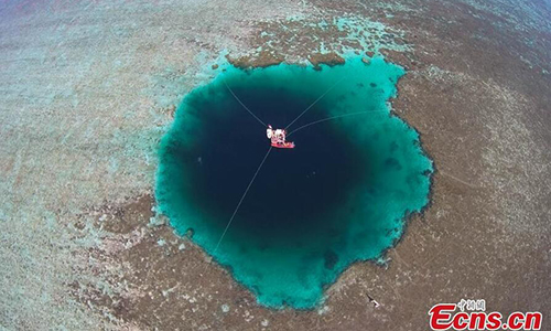 'Eye' of South China Sea named as Sansha Yongle Blue Hole