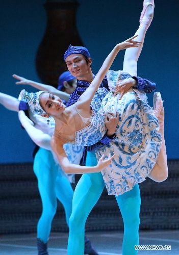 Artists of the National Ballet of China (NBC) perform the Chinese version of 