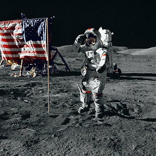 File photo of late American astronaut Neil Armstrong, the first man ever to set foot on the moon. Photo: chinanews.com