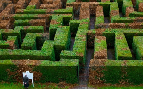 Traquair Maze in Scotland (Photo Source: forum.news.cn)