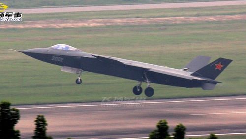 China has come up with its second prototype of J-20, coded 2002. Photo: huanqiu.com
