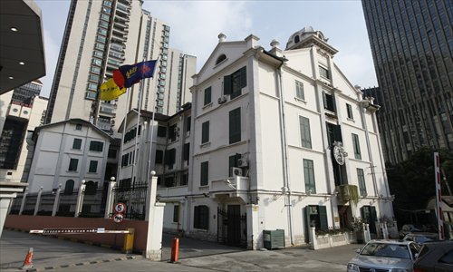 The former Notre Dame of Zi Ka Wei on Caoxi Road North, now a restaurant Photo: Cai Xianmin/GT 