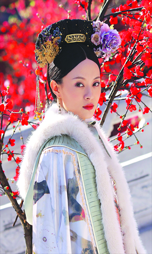 Leading actresses Sun Li in Legend of Zhen Huan. Photo: CFP