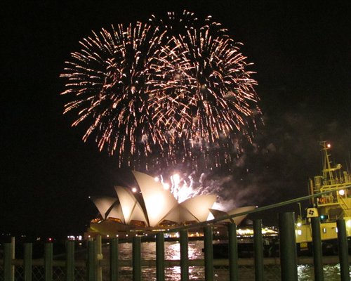 Fireworks at Sydney Harbour Photo: Xu Liuliu/GT 