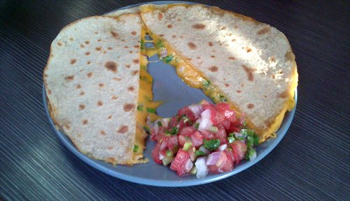 The quesadilla is a popular Mexican snack that is simple to make at home. Photo: Peter Chorba