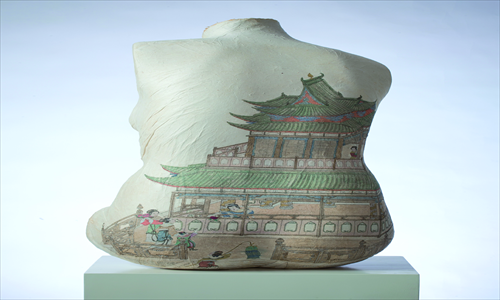 Exhibits at  National Art Museum of China  Photo: courtesy of Wang Qi