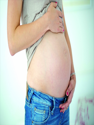 Taobao sellers claim their fake baby bellies are very realistic and are seeing more women purchasing them. Photo: IC