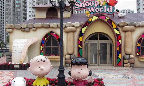 Dolls of cartoon characters of 