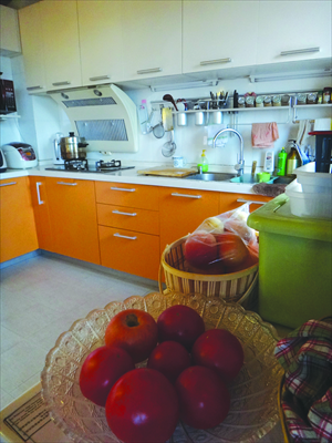 A glimpse of Fan's kitchen Photo: Yin Yeping/GT