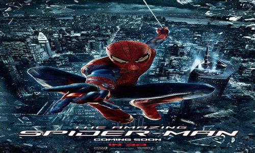 the amazing spider-man, starring andrew garfield in the role