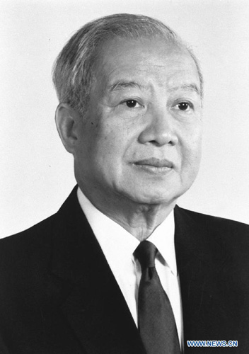 File photo of Norodom Sihanouk. Cambodian retired King Norodom Sihanouk died of natural cause at the age of 90 in China's capital city of Beijing, where he had his diseases treated by Chinese doctors, Cambodian Deputy Prime Minister Nhik Bun Chhay confirmed on October 15, 2012. Photo: Xinhua