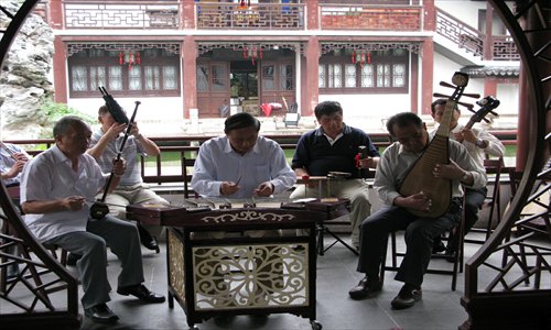 Performance of Jiangnan si zhu Photo: Courtesy of Jiang Qianwen