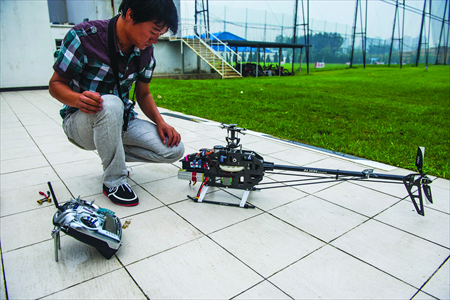 Hobbyists regard some RC choppers as toys but others as sophisticated machines. Photos: Li Hao/GT