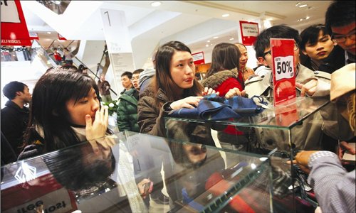 Boxing Day sales on London's Oxford Street 