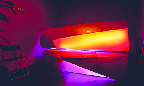 Suntans may not be the norm in China, but Beijing still has many facilities with tanning beds. Photo: Courtesy of Black Golden Tanning Studio