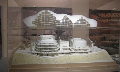 Architectural models on display at The Art of Architecture exhibition Photos: Li Yuting/GT and courtesy of Foster + Partners