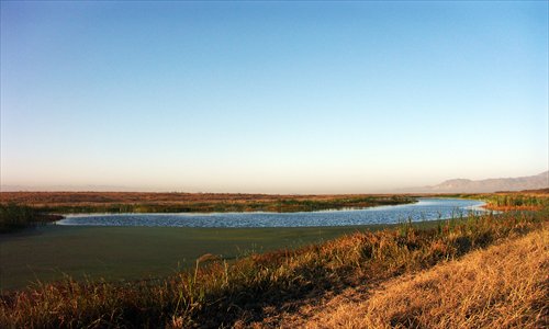 The Yeyahu Wetland Nature Preserve in Yanqing township. A new wetland protection regulation will come into effect from May 1.   Photo: CFP