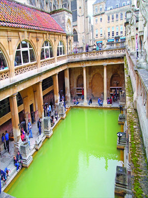 Main: the Roman baths Photo: Jiang Yuxia/GT

