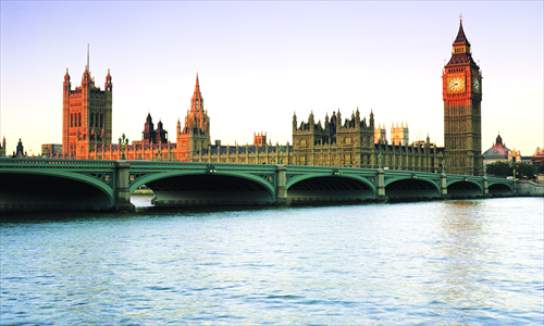 Westminster Bridge and the Houses of Parliament in London Photo: IC