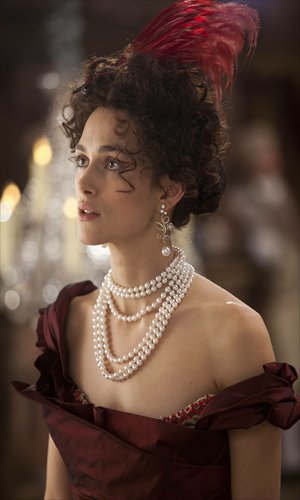 Keira Knightley plays the role of Anna Karenina in Joe Wright's newly released film of the same name. Photos: CFP