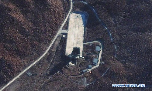 The Democratic People's Republic of Korea (DPRK) launched on Saturday three short- range missiles into the Sea of Japan, Yonhap News Agency reported, citing South Korea's defense ministry on May 18, 2013. This file photo taken on Nov. 23, 2012 shows the Sohae Space Center located in Cholsan County, North Phyongan Province, DPRK. Photo: Xinhua 