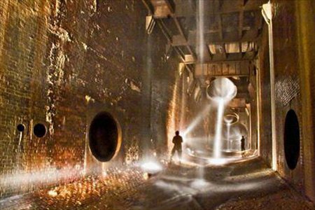 Niagara Falls tailrace tunnels in Canada Photo: Xinhua