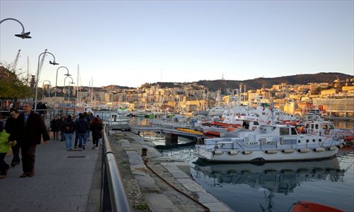 The main seaside promenade in Genoa Photo: Angela Corrias