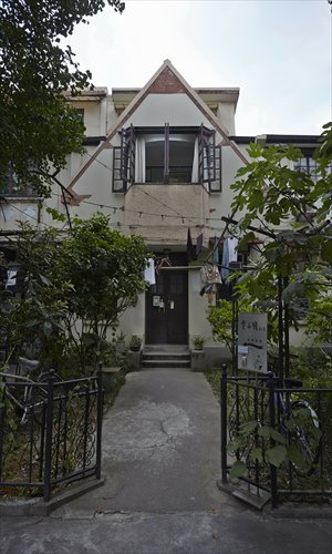 Painter and cartoonist Feng Zikai's former residence in Changle Cun is a French style house. Photo: CFP