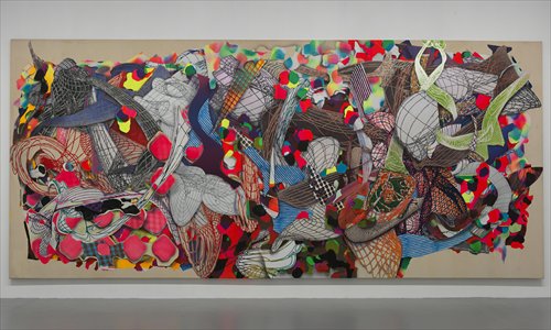 Polombe by the Italian American painter Frank Stella