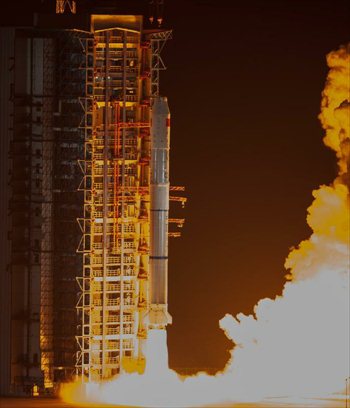 Long March-2C carrier rocket carrying an environment-monitoring satellite Huanjing-1C blasts off from the launch pad at the Taiyuan Satellite Launch Center in Taiyuan, capital of north China's Shanxi Province, Nov. 19, 2012. The Huanjing-1C satellite and the other two satellites Huanjing-1A and Huanjing-1B, which were sent to the outer space in 2008, will be used to monitor the environment and help reduce natural disasters. Photo: Xinhua
