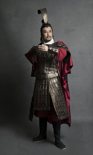 The title character in Guo Xiaonan's latest production Han Xin