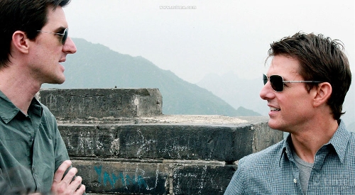 Tom Cruise visited the&nbsp;Great Wall in Beijing on May 9, 2013. The Hollywood actor&nbsp;is here forhis new movie 