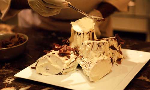 Christmas Forest Roulade. Photo: Guo Yingguang/GT