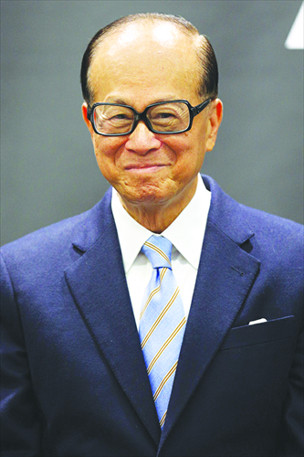 Li Ka-shing, chairman of Cheung Kong (Holdings) Ltd. Photo: CFP