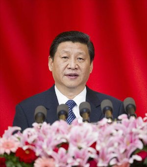 Xi Jinping, general secretary of the Communist Party of China (CPC) Central Committee and chairman of the CPC Central Military Commission (CMC), speaks at a congress marking the 30th anniversary of the Constitution's implementation in Beijing, capital of China, December 4, 2012. Photo: Xinhua