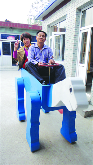 Peasant robot maker Wu Yulu says young people need more hands-on experience. Photo: Courtesy of Wu Yulu