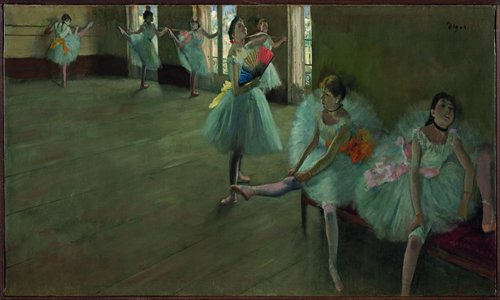 Dancers in the Classroom by Edgar Degas. Photos: Courtesy of Shanghai Museum