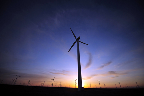 Wind energy. Photo: Xinhua
