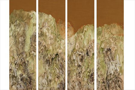 Works by the four featured artists at the Grain in Ear exhibition. Photos: Courtesy of the gallery