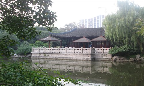The teahouse in Guilin Park
