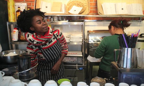 Rose Lin Zamoa at her Afro-Caribbean restaurant Jamaica Me Crazy in Dongcheng district. Since opening last year, she has encountered hassles with local administrative bureaus. Photo: CFP