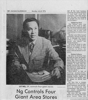 Ng as Monte Mar CEO in 1974. Photos: Courtesy of Lit Ng