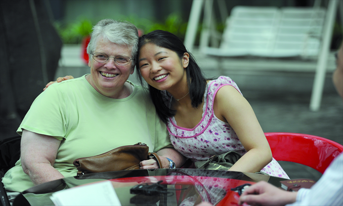 Jenna Cook and her adoptive mother Margaret Cook. Jenna arrived in Wuhan on May 23 with her adoptive mother in an effort to search for her birth parents. Photo: courtesy of Jingchu Love Alliance