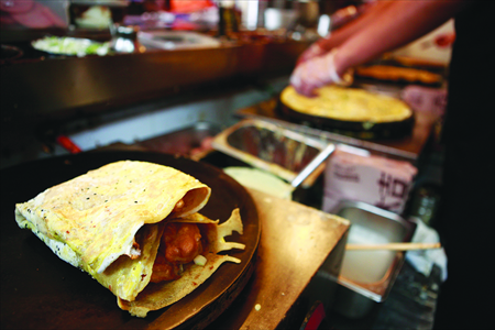 A Huangtaiji jianbing. Photo: Li Hao/GT