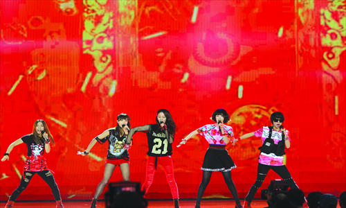 K-pop girl group f(x) to perform on Hunan TV gala Photo: CFP