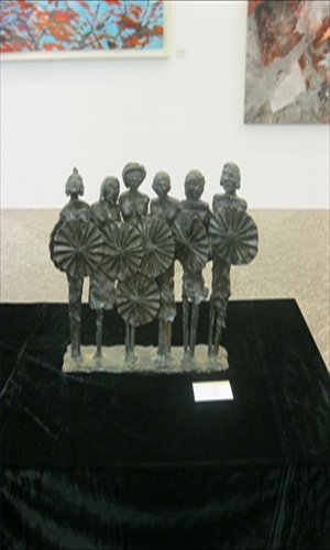 Artworks on show at the 2012 Meeting in Shanghai art exhibition Photos: Li Yuting/GT