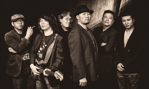 The Big John Blues Band, one of Beijing's flagship blues acts. Photo: Courtesy of Zhang Ling