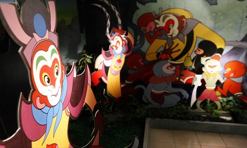 Monkey in all its reincarnations, including Huang Bo as Sun Wukong (far right), aka the Monkey King, in Stephen Chow's latest adaptation Photos: CFP