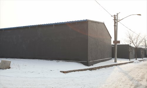 Newly built houses at Nangezhuang village, Daxing district, Monday. Photo: CFP