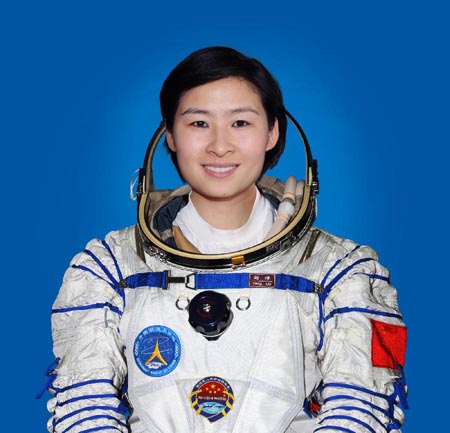 This undated photo shows Liu Yang, 34, one of the three taikonauts who will be carried by the Shenzhou-9 spaceship for China's first manned space docking mission with the orbiting Tiangong-1 space lab module. Liu was selected as a taikonaut in 2010. Photo: Xinhua